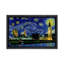 London, England Starry Night Skyline - impression d'art graphique-52462520-52462521