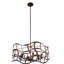 Lustre géométrique 6 lumières unique Maysville