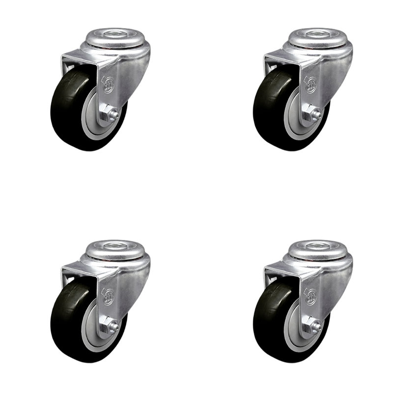 Polyurethane Caster, Black