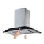 Hotte de cuisine 36 pouces pour îlot convertible 600 CFM en acier inoxydable