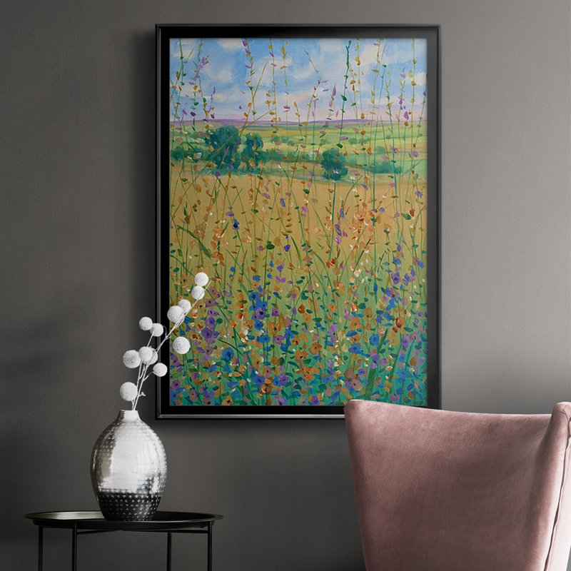 Wildflower Path I, reproduction encadrée de qualité supérieure - Prêt à être accroché-2848047, H 42,5 po x l 30,5 po x P 1 po