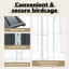 247cm Galvanised Steel Floor Bird Cage