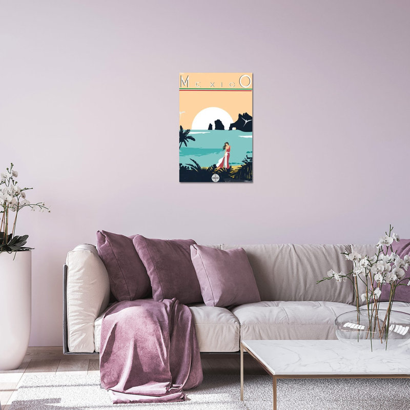 Mexique, reproduction sur verre acrylique