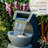 Outdoor Fountain with Lights