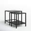 Lurie Glass Nesting End Table