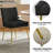 Velvet Upholstered Dining Chairs With Gold Pull Handle Modern Chairs With Gold Legs-66279436