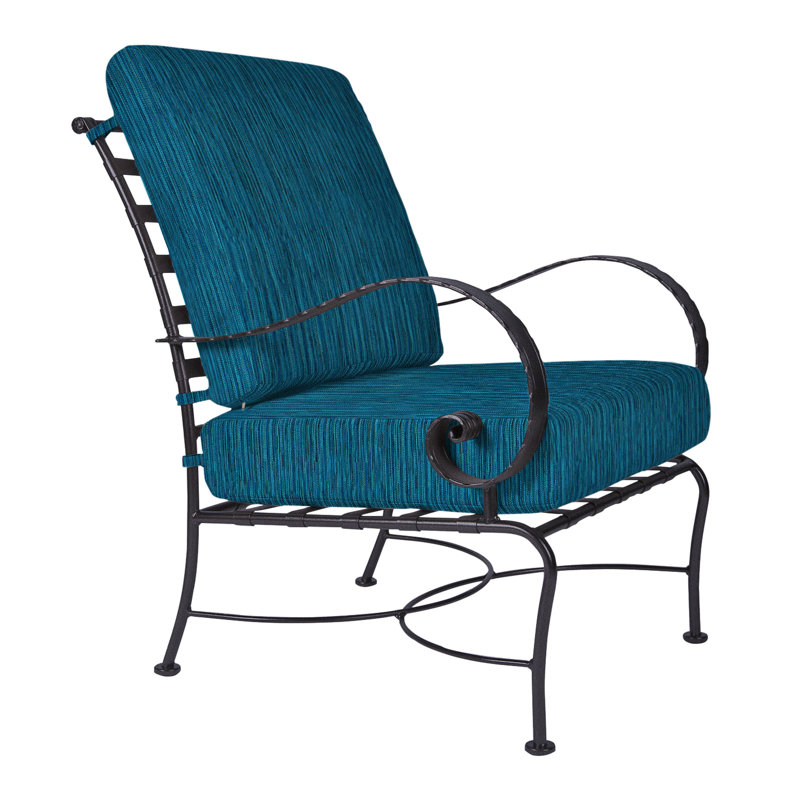 Classico Outdoor Lounge Chair, Graphite, Flagship Stone Sunbrella®