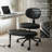 Ergonomic Multi-Position Office Chair with Swivel Seat and Adjustable Footrest for Enhanced Posture Support and Focus During Work or Meditation Sessions-1521262414