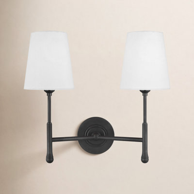 Bellaire 2-Light Dimmable Steel Wallchiere