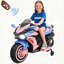 Poussette pour bébé avec rangement de 40 x 19 x 25 po, jouets, roues illuminées