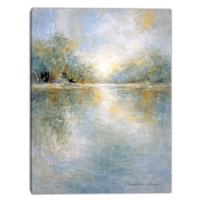 Waterside Echo Wrapped Canvas Wall Art