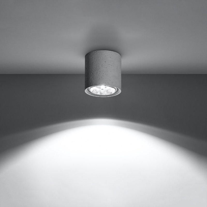 Keshundra Flush Mount, Concrete