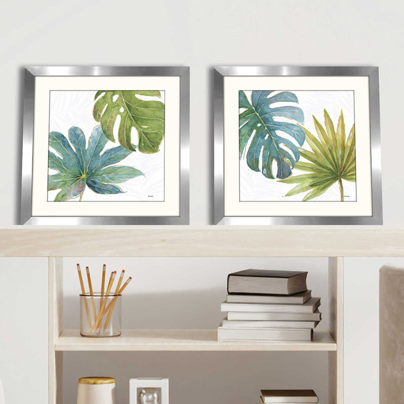 Lisa Audit «Tropical Blush VII», impression sous verre