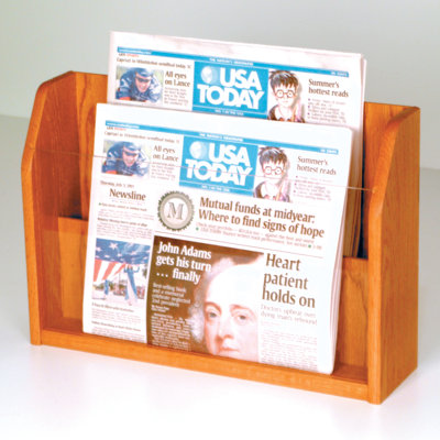 Geissler Free Standing Magazine Rack