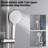 Dual Shower Head Kit With 10" Rain & Handheld - Relaxing Environment Brushed Nickel And System Sleek Look Metal
