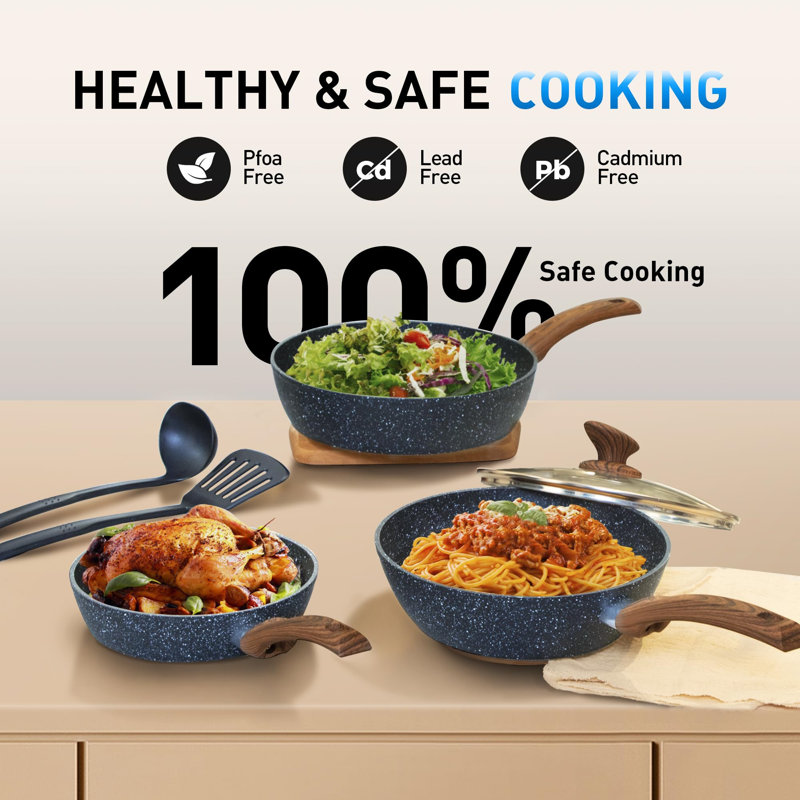 Persa 12 - Piece Aluminum Cookware Set
