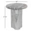 Waylie Small Marble End Table-River Grey Marble