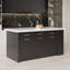 Îlot de cuisine blanc avec rangement 71 po, grande armoire de cuisine avec table de préparation pour la salle à manger-1180224537-1180224536