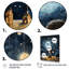 Childs Moonlight Nursery 4 - Art mural pour enfants, art sur toile-943302616-943302623
