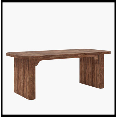 62.2" Wood Executive Desk Simple Rectangular Computer Desk Writing Table