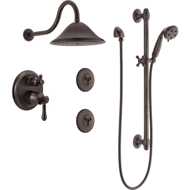 Système de douche Cassidy 17 Series avec valve brute, Bronze vénitien