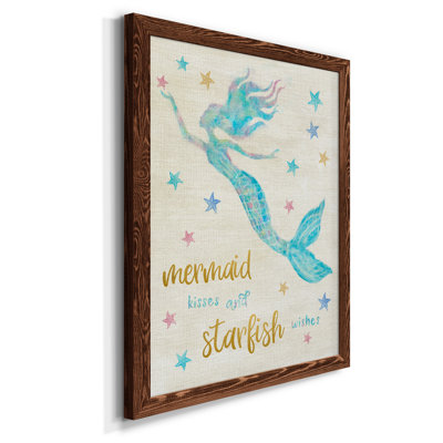 " Mermaid Kisses " Painting Print