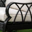 Chaise berçante Backyard, siège de véranda en aluminium Look. Coussin confortable, fabrication stable, siège de détente extérieur avec résistance - berçant, style, kaki
