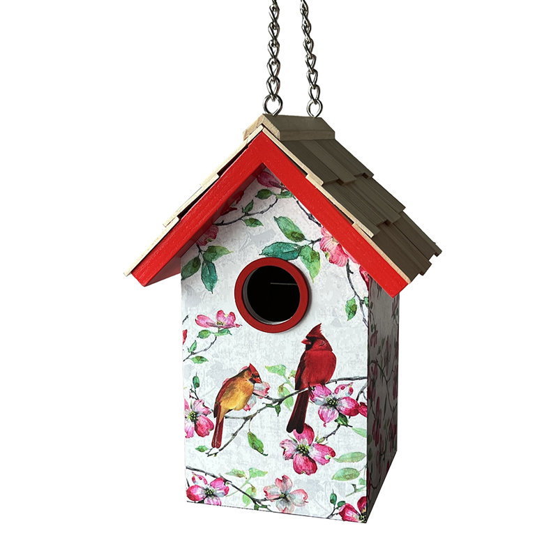 Maison d'oiseaux standard - Cardinals & Cornouiller