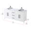 Meuble-lavabo double 72 po-635549293