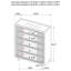 Commode 5 tiroirs Sebring