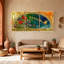 Ensemble de 3 impressions sur toile Art Nouveau-35752557