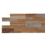 Panneau mural en bois teck 23,62" brun et gris Terra
