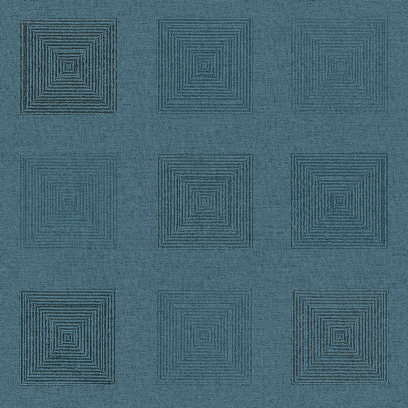 Camire 10.05m x 53cm Matte Wallpaper Roll, Blue