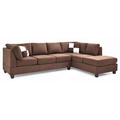Sectional Sofa, Comfortable Pocketed Coil Sofa, Many Color Options, Without Ottoman