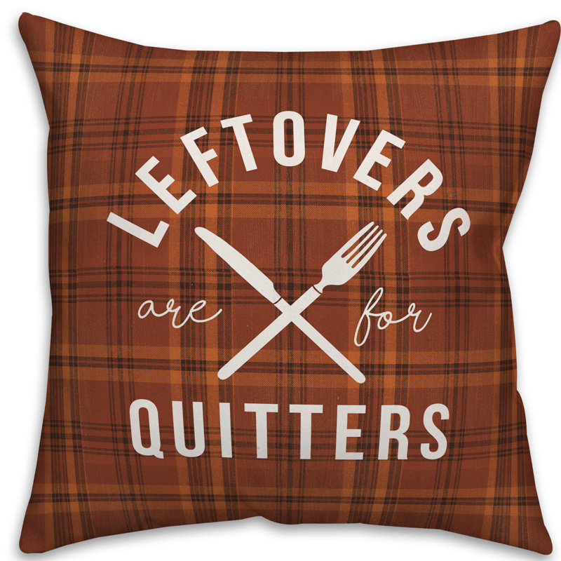 Plaid Throw Pillow