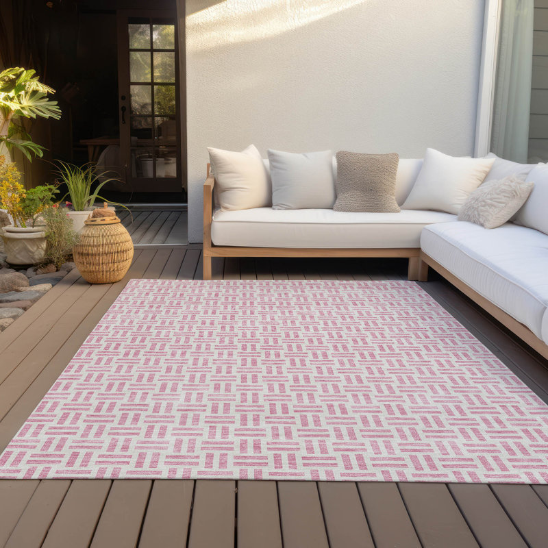 Aquaisha Geometric Indoor Rug, Rectangle 2'6" x 3'10"
