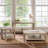 Solano 64-Inch Entryway Console Sofa Table Weathered Mango