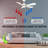  5 Blades LED Smart Ceiling Fan with Remote Control and Light Kit Included-71198862