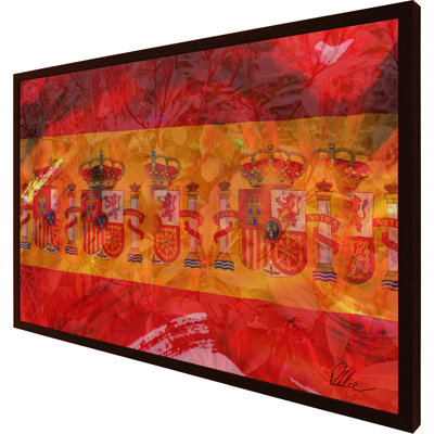 Spain Flag - Single Picture Frame Print