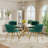 47in Round Glass Dining Set-2106270932-2106270938-2087754965