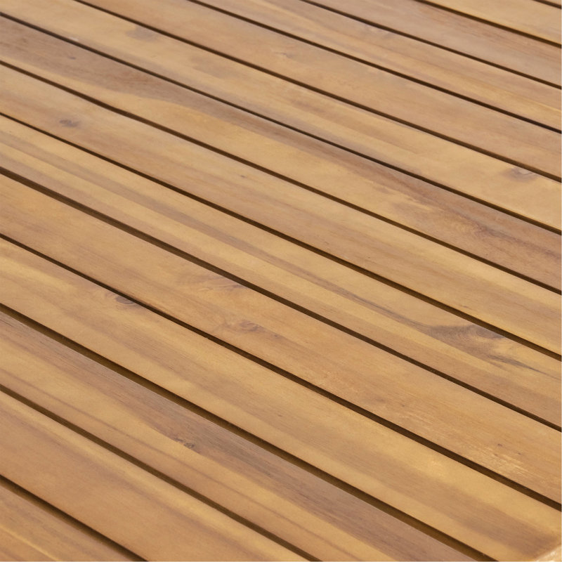 Outdoor 69" Solid Wood Dining Table