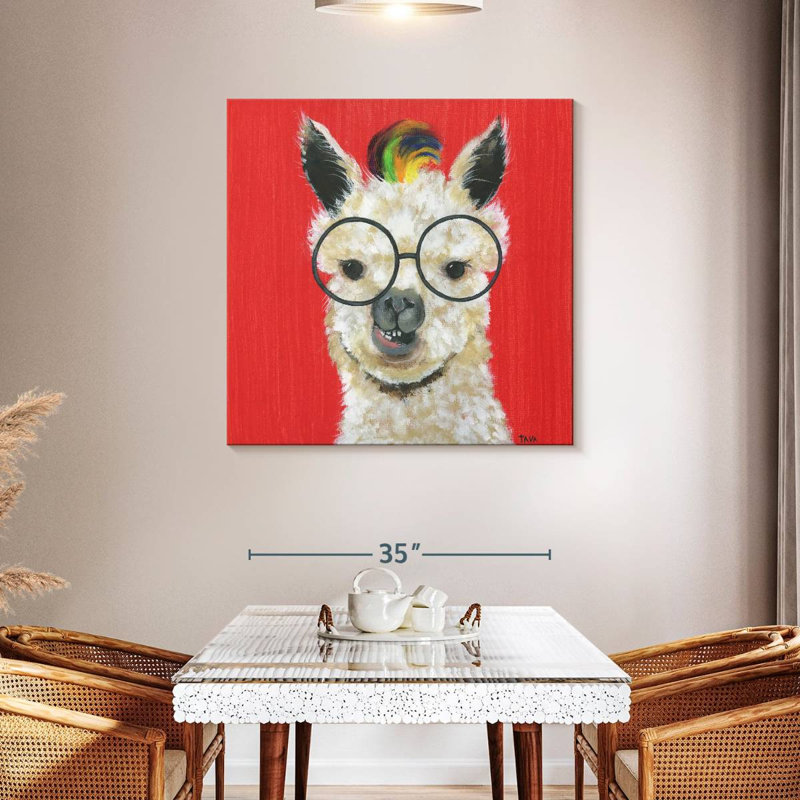 Ketti Llama Rockstar, 39" H x 39" W