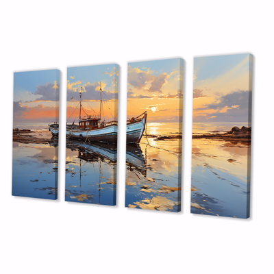 Ensemble d'art mural 4 pièces Sunrise