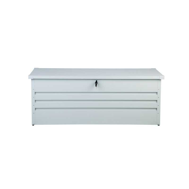 Cebrosa 600 L Metal Storage Box, White