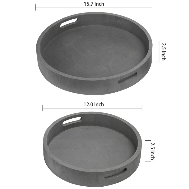 2 Piece Serving Tray Set