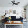 Aspen Smart Ceiling Fan With Remote, Light Kit Included, Works With Google Assistant And Amazon Alexa,Siri Shortcut.