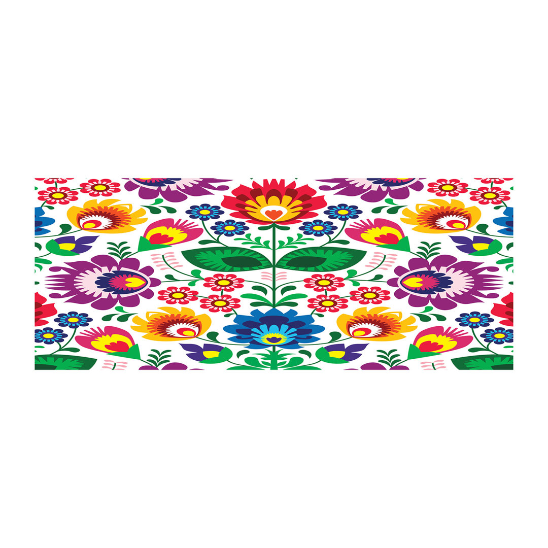 Glasbild Ethnic Pattern