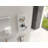 12" Bathroom Wall-Mounted Storage Rack, Float Mounting Design,(KD-Packing)-1825462591