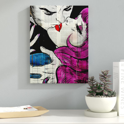 «Passion Pop» par Loui Jover, art mural sur toile