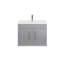 Ensemble de meuble-lavabo mural simple 30 po-67996128